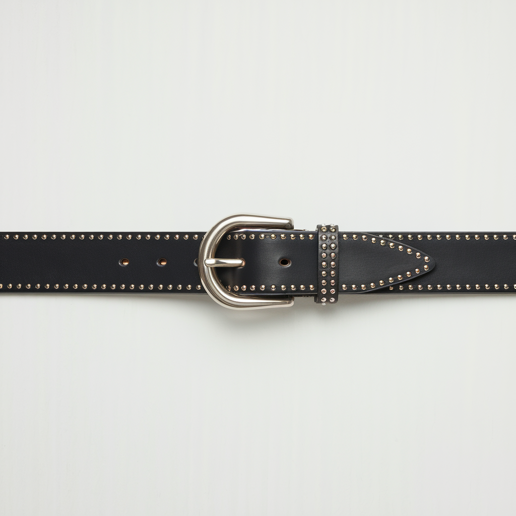 Factory machine making leather belts