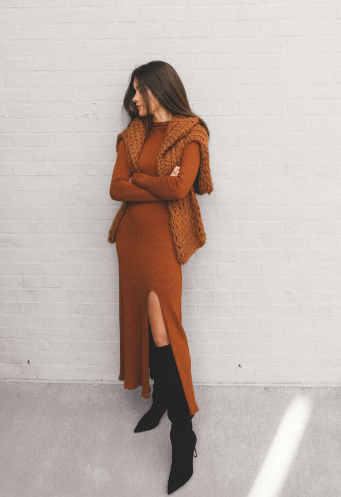 7 Ways to Wear Fall Dresses With Boots