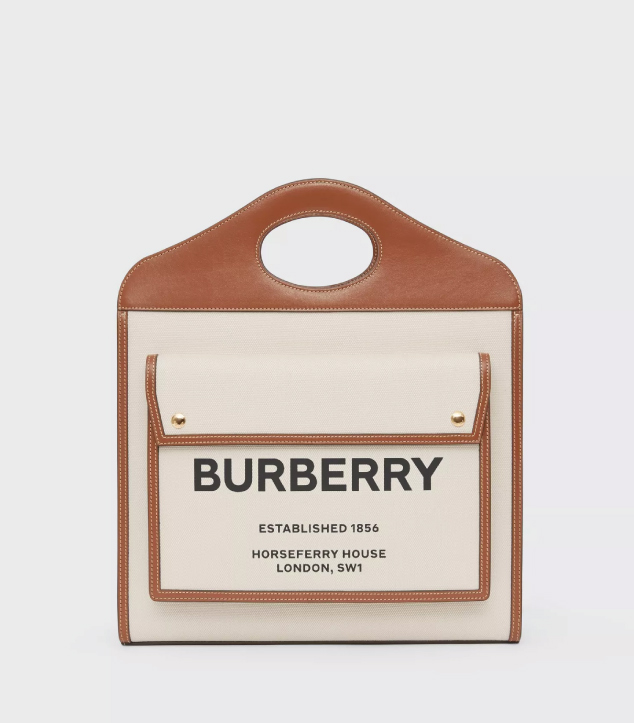 The Designer Bags Of 2021. Burberry Pocket Leather Bag