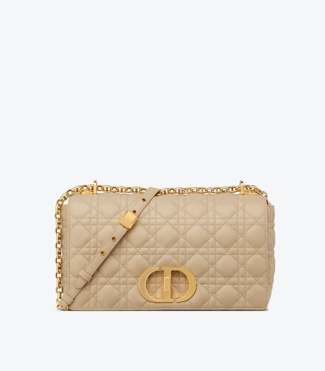 The Designer Bags Of 2021. Dior Large Caro Bag Beige