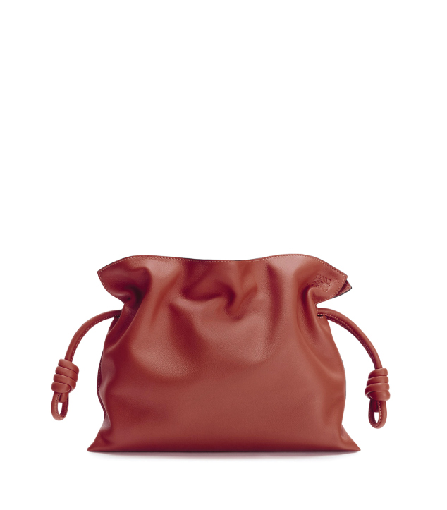 The Designer Bags Of 2021. Loewe Flamenco Clutch Dark Rust