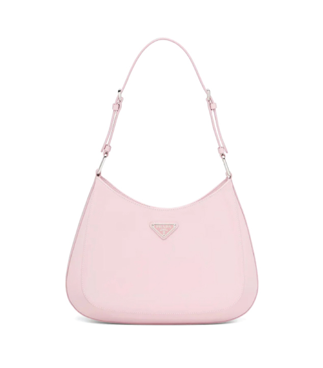 The Designer Bags Of 2021. Prada Cleo Brushed Leather Shoulder Bag Pink