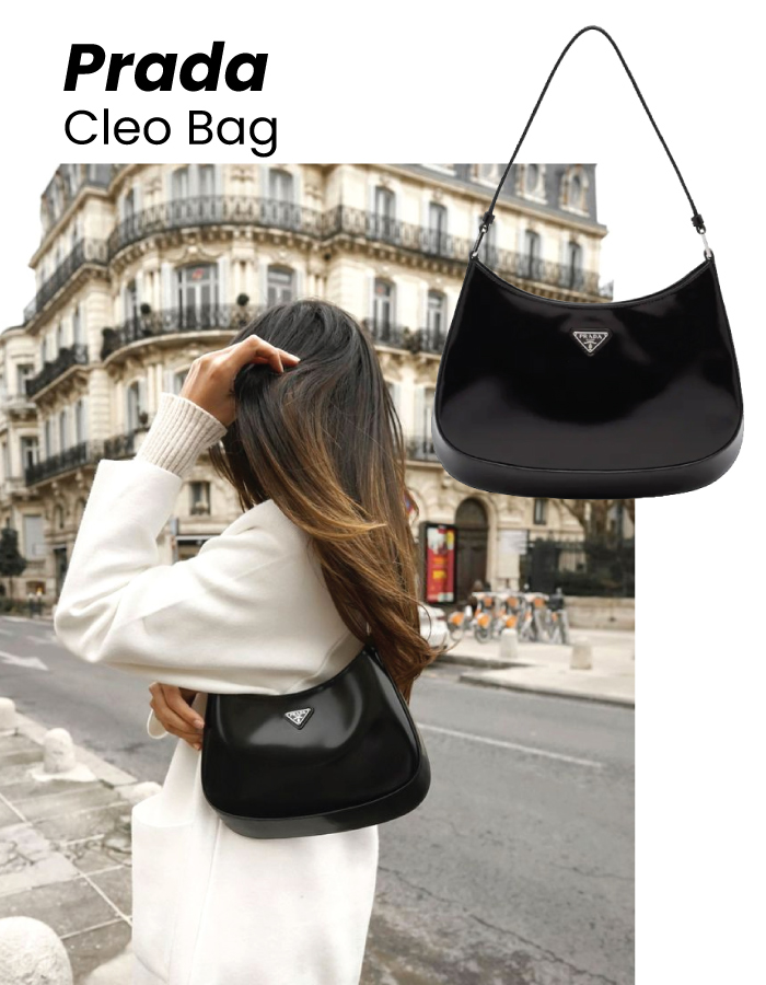 The Designer Bags Of 2021. Prada Cleo Bag